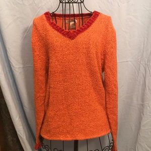 Mountain Lake Orange Sweater